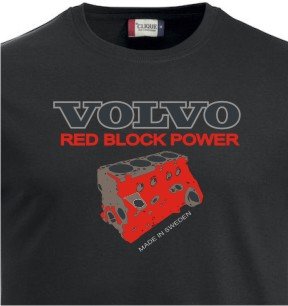 T-shirt Red Block Power Engine